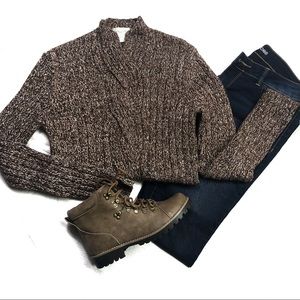 Casual Corner Brown Soft Sweater Size M